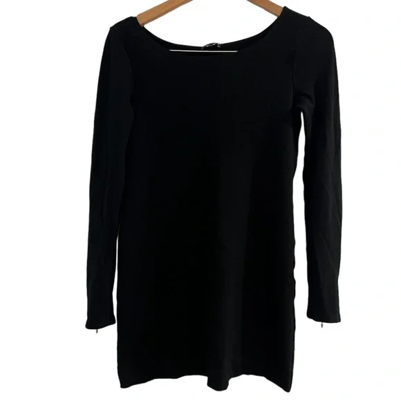 Theory Black Mini Dress. - Picture 5 of 8